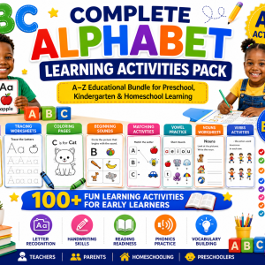 Complete Alphabet Learning Activities Pack