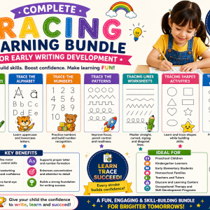 Complete Tracing Learning Activities Pack